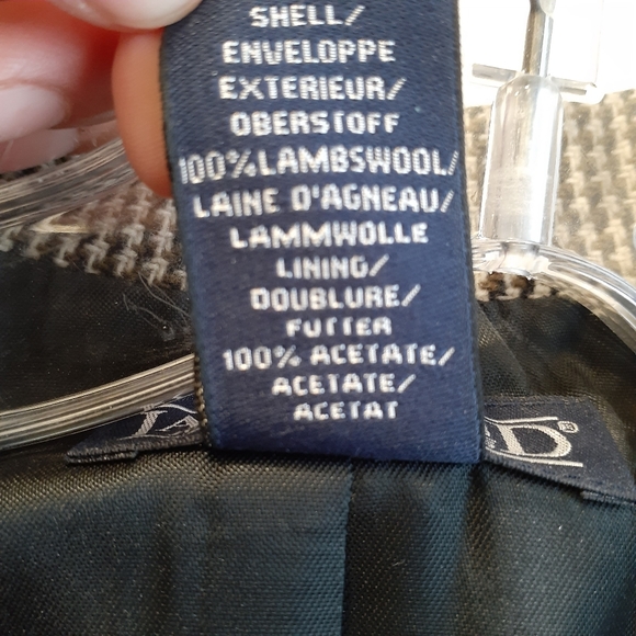 Land's End Plaid Stitched Blazer - Picture 5 of 5